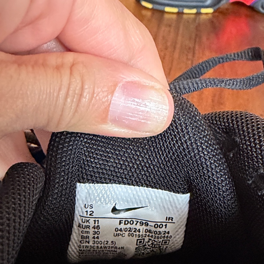 Black and White Athletic Sneakers - Picture 10 of 10